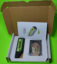 Content of the box: atLEAF CHL PLUS chlorophyll meter, USB cable, batteries,  user manual